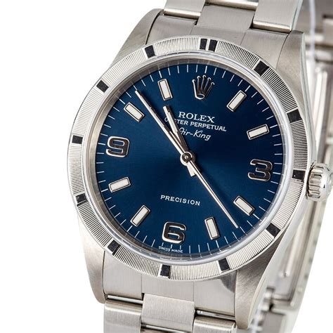 rolex air king 14010 blue|Rolex Air-King price.